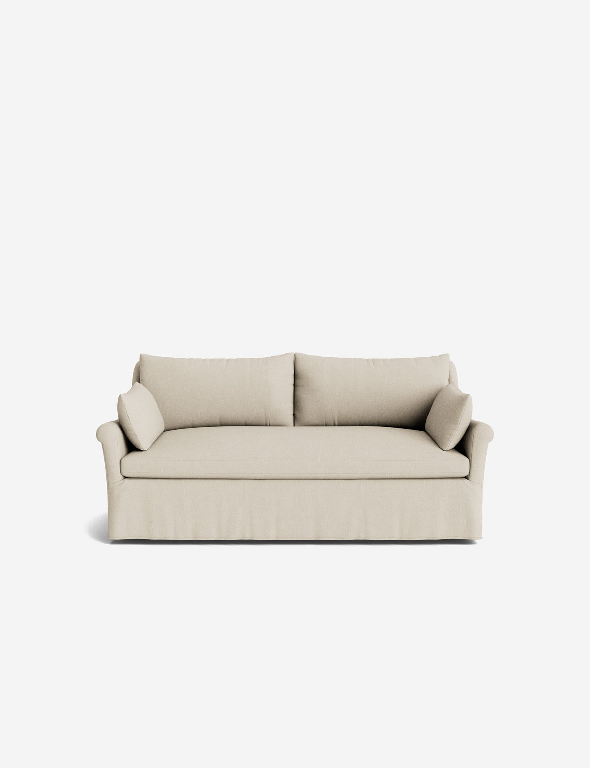 Portola Rolled Arm Luxe Depth Slipcover Sofa