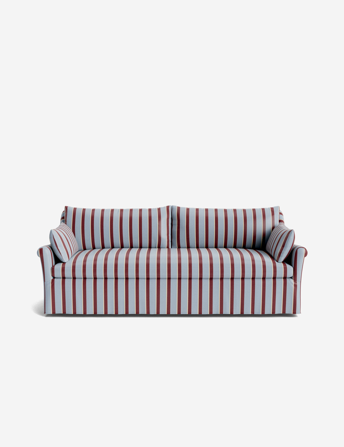 Portola Rolled Arm Luxe Depth Slipcover Sofa