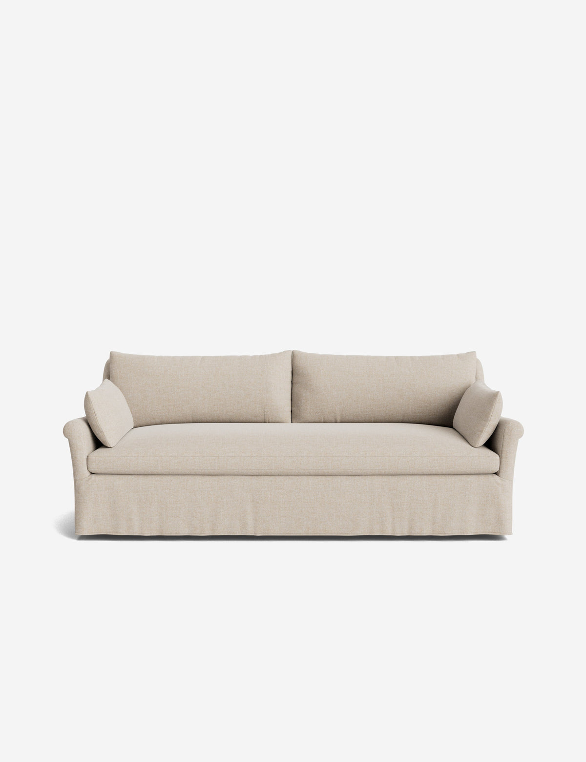Portola Rolled Arm Luxe Depth Slipcover Sofa
