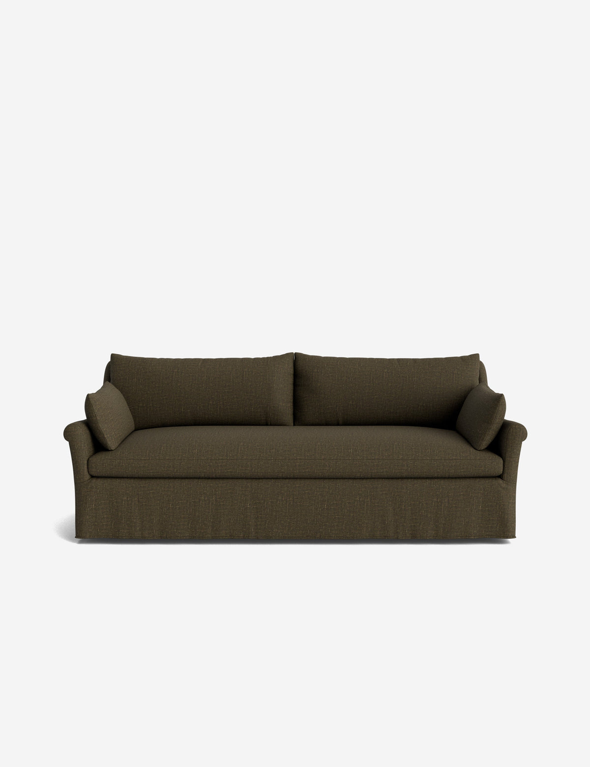 Portola Rolled Arm Luxe Depth Slipcover Sofa