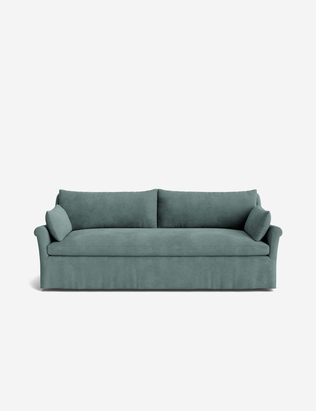 Portola Rolled Arm Luxe Depth Slipcover Sofa