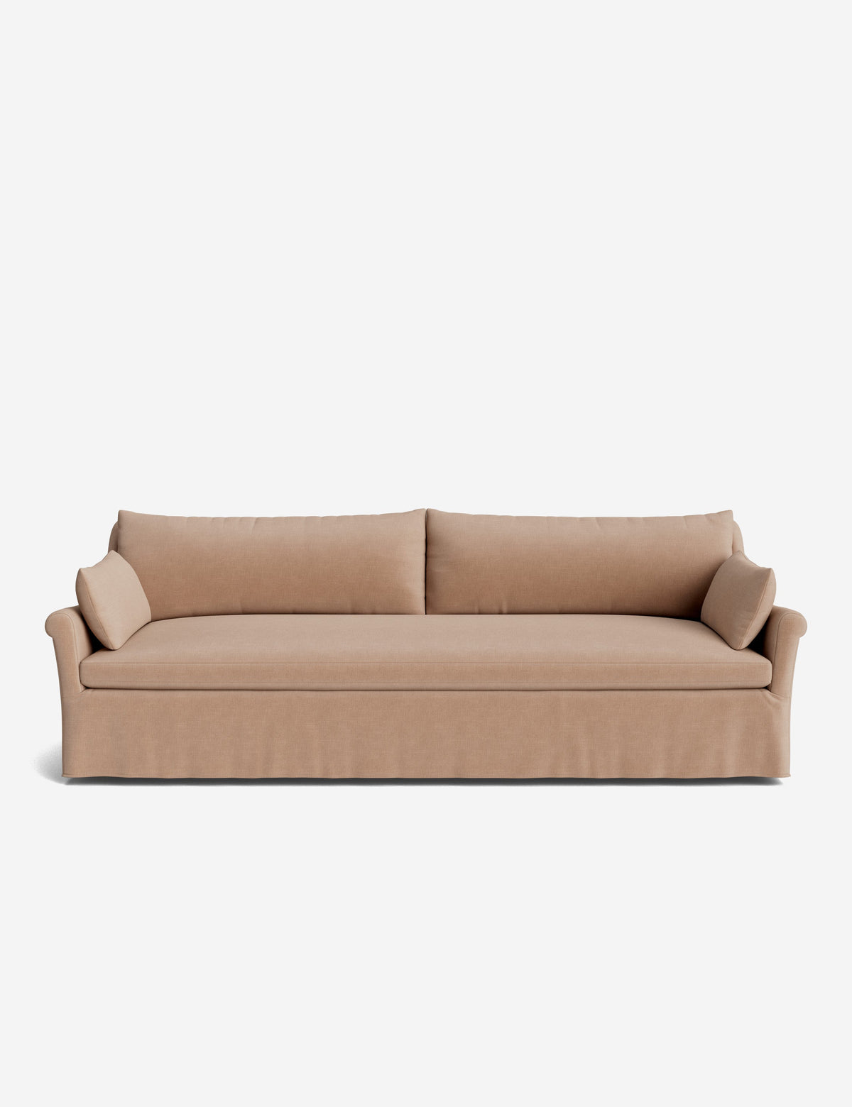 Portola Rolled Arm Luxe Depth Slipcover Sofa