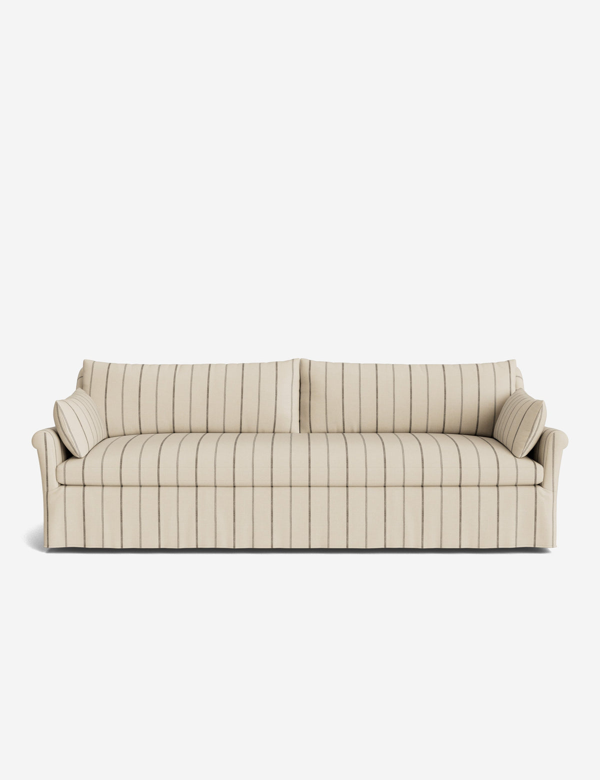 Portola Rolled Arm Luxe Depth Slipcover Sofa