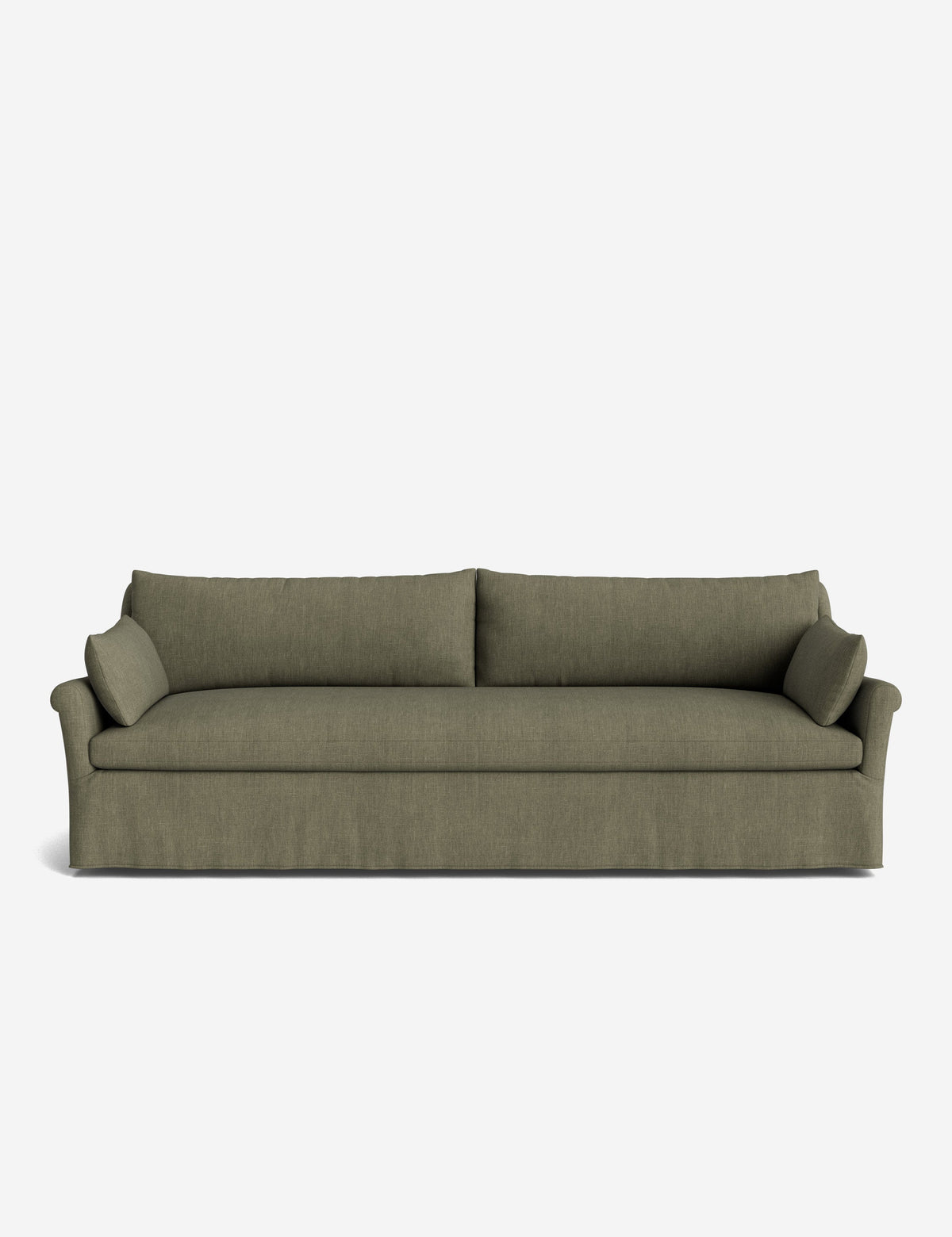 Portola Rolled Arm Luxe Depth Slipcover Sofa