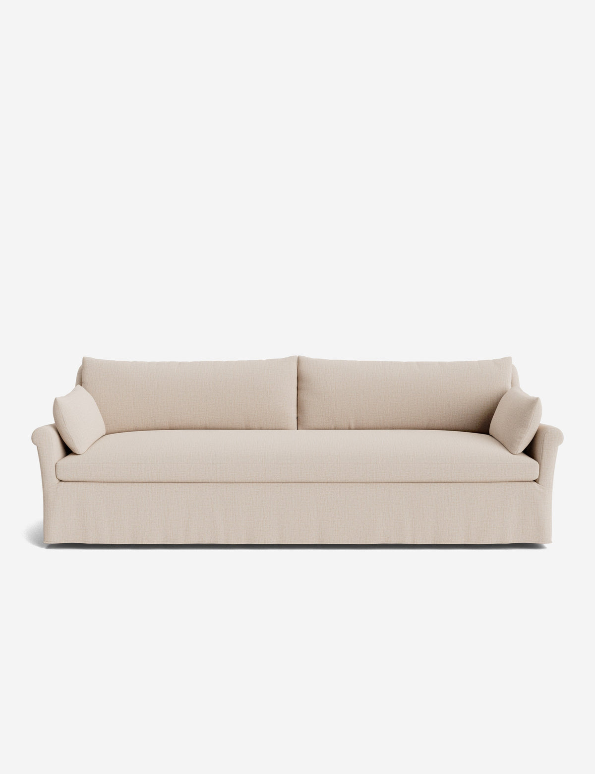 Portola Rolled Arm Luxe Depth Slipcover Sofa