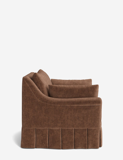 Portola Rolled Arm Pleated Accent Chair
