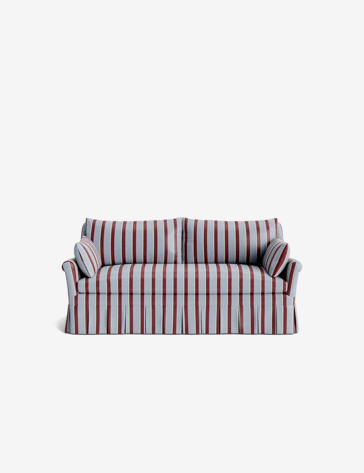 Portola Rolled Arm Pleated Sofa