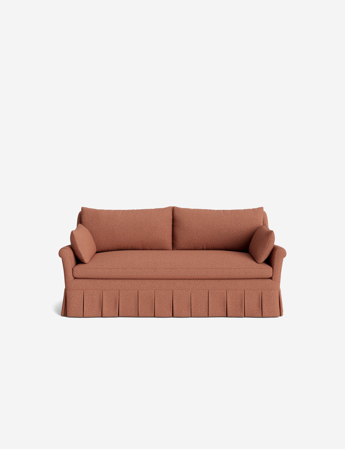 Portola Rolled Arm Pleated Sofa
