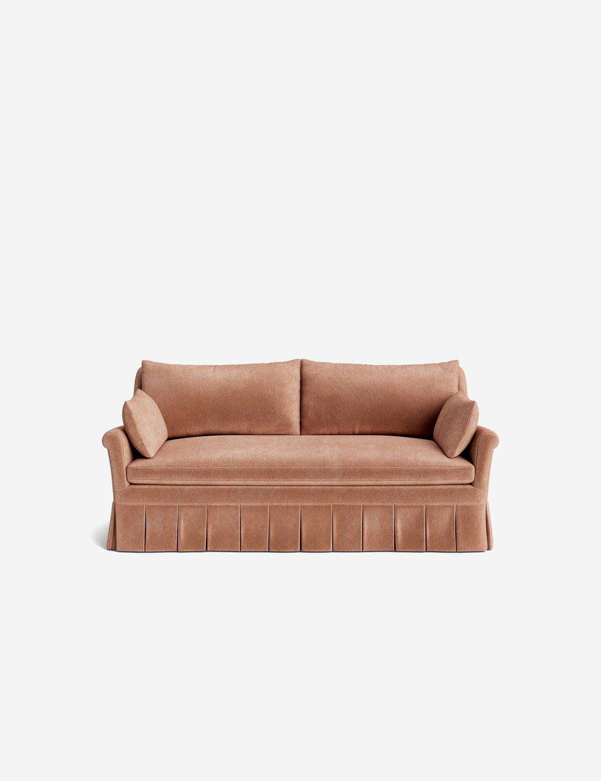 Portola Rolled Arm Pleated Sofa