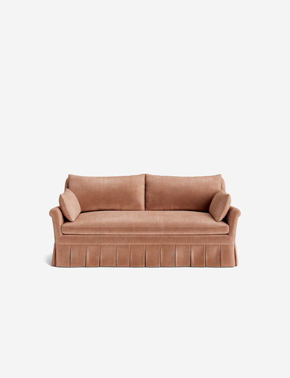 Portola Rolled Arm Pleated Sofa