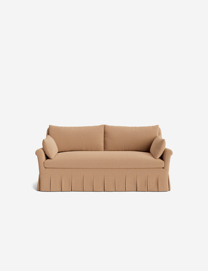 Portola Rolled Arm Pleated Sofa