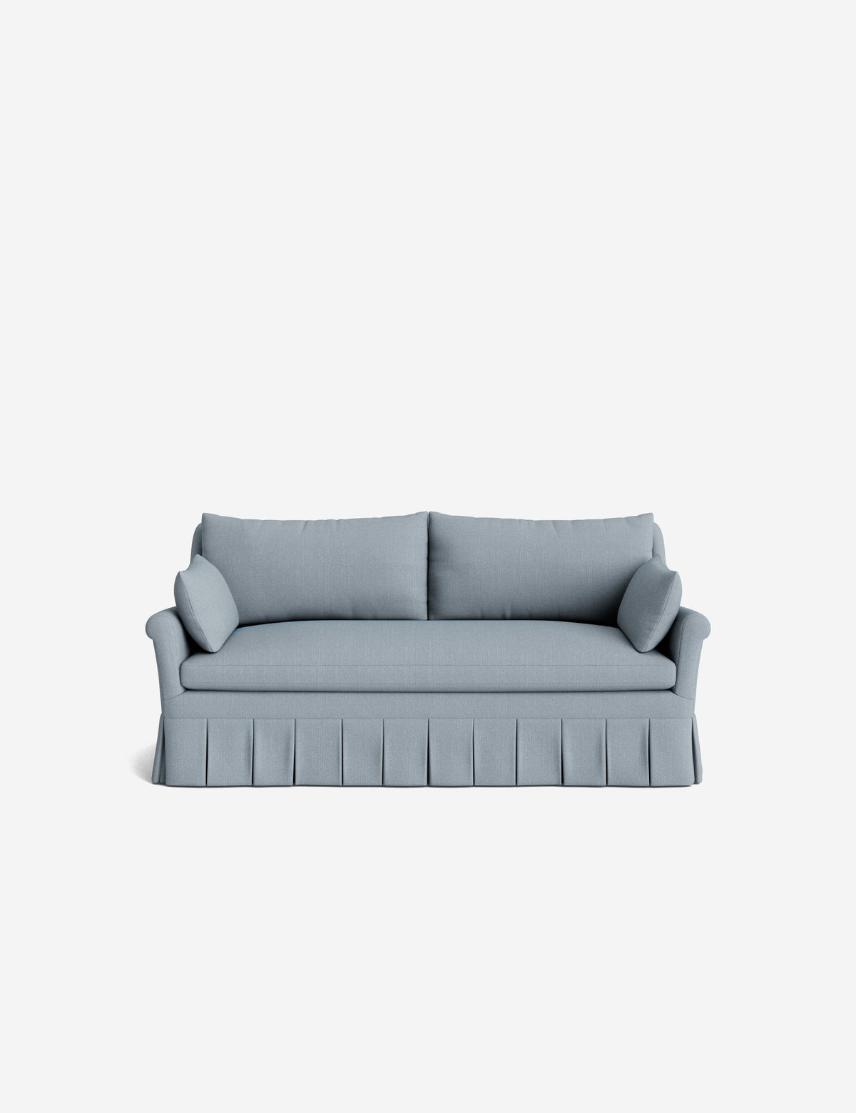 Portola Rolled Arm Pleated Sofa