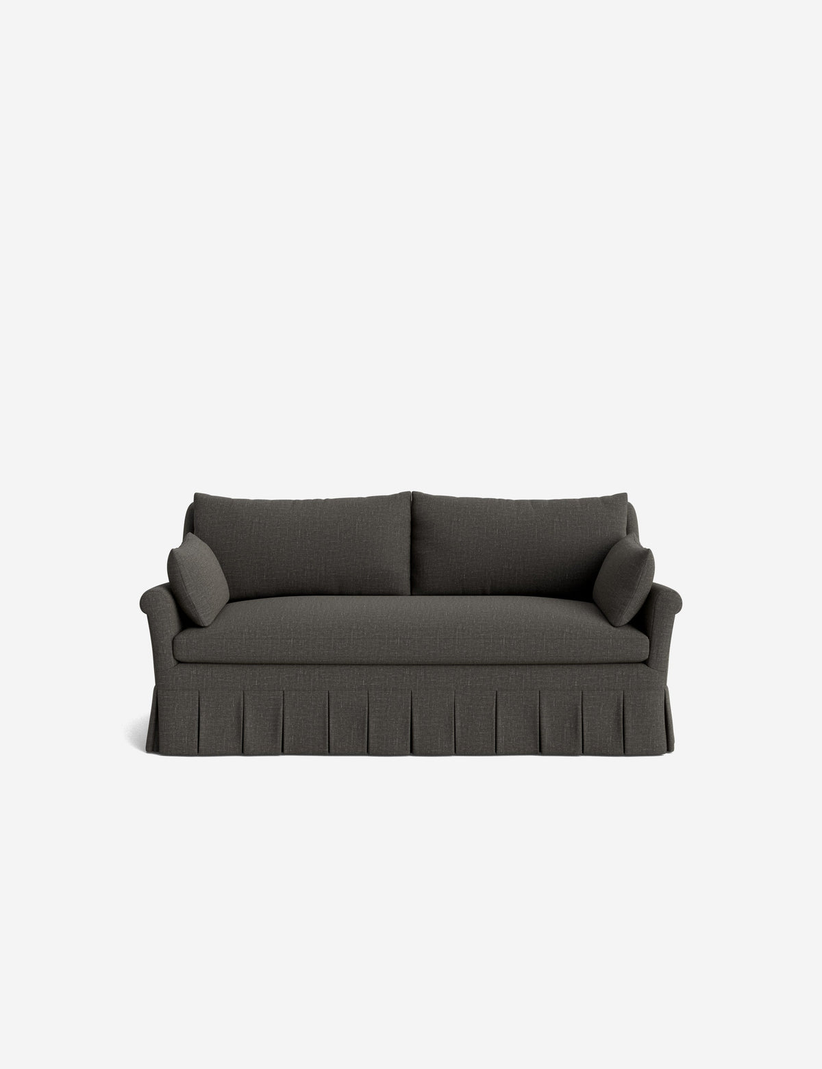 Portola Rolled Arm Pleated Sofa