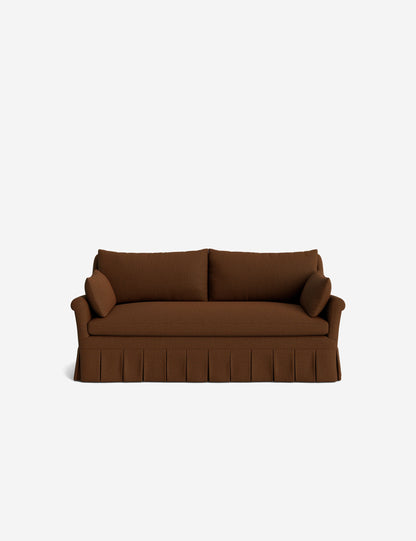 Portola Rolled Arm Pleated Sofa