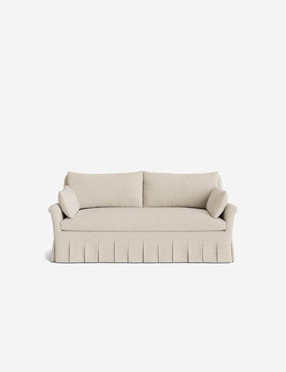 Portola Rolled Arm Pleated Sofa