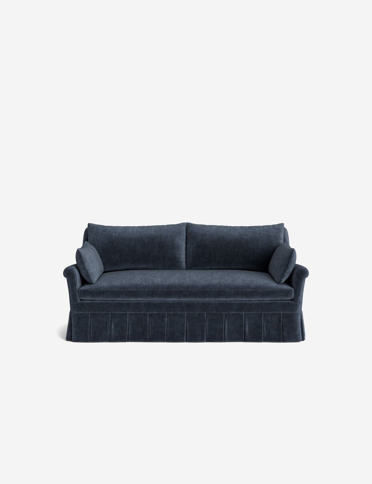 Portola Rolled Arm Pleated Sofa