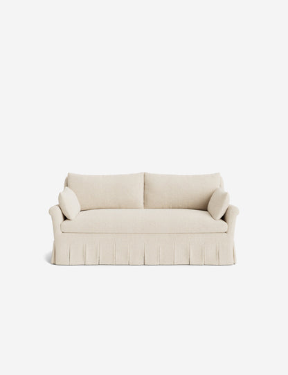 Portola Rolled Arm Pleated Sofa