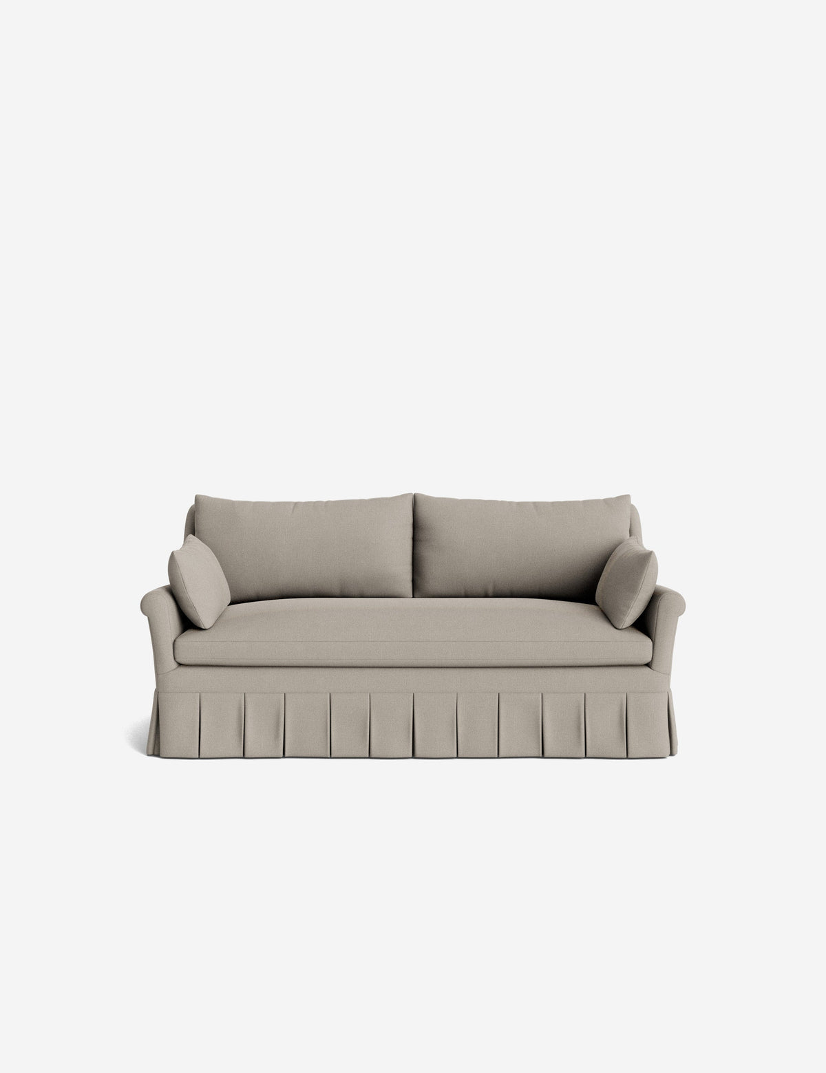 Portola Rolled Arm Pleated Sofa