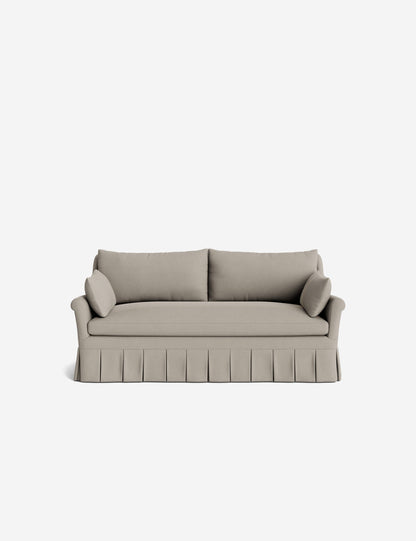 Portola Rolled Arm Pleated Sofa