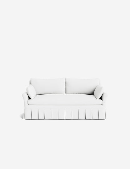 Portola Rolled Arm Pleated Sofa