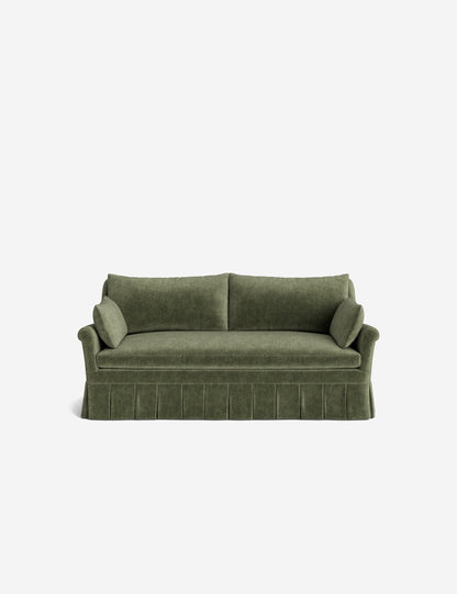 Portola Rolled Arm Pleated Sofa