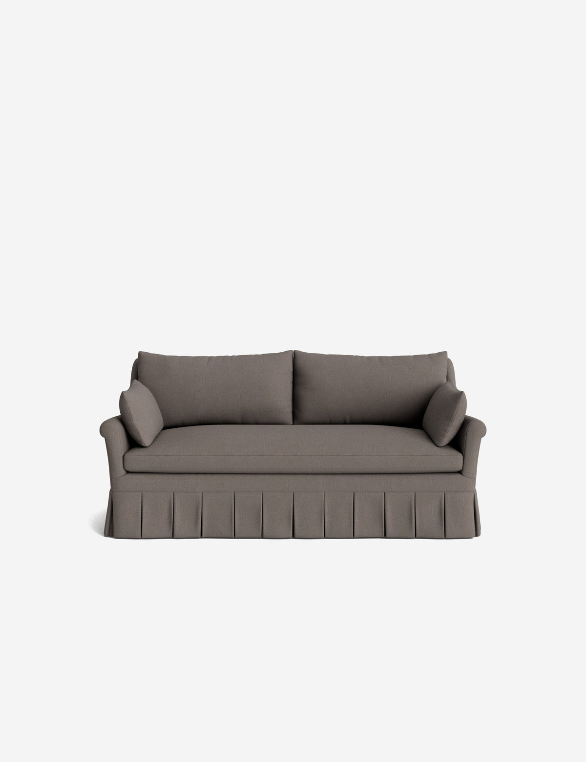 Portola Rolled Arm Pleated Sofa