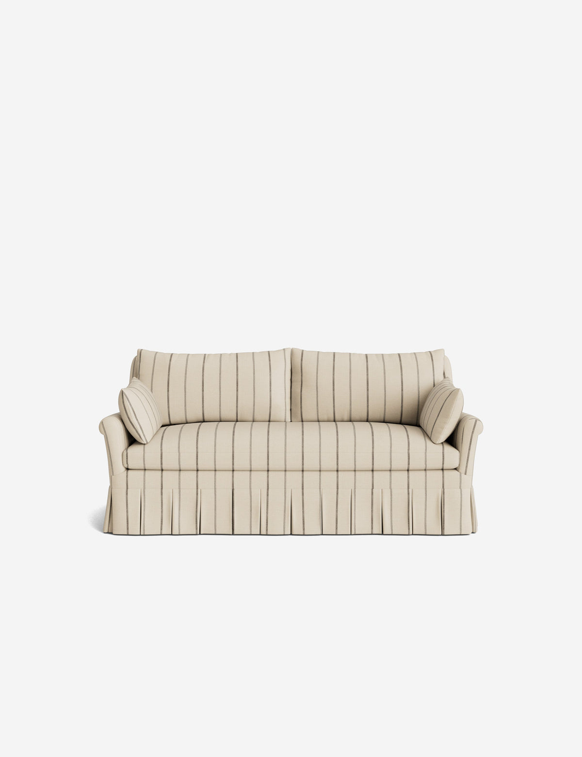 Portola Rolled Arm Pleated Sofa