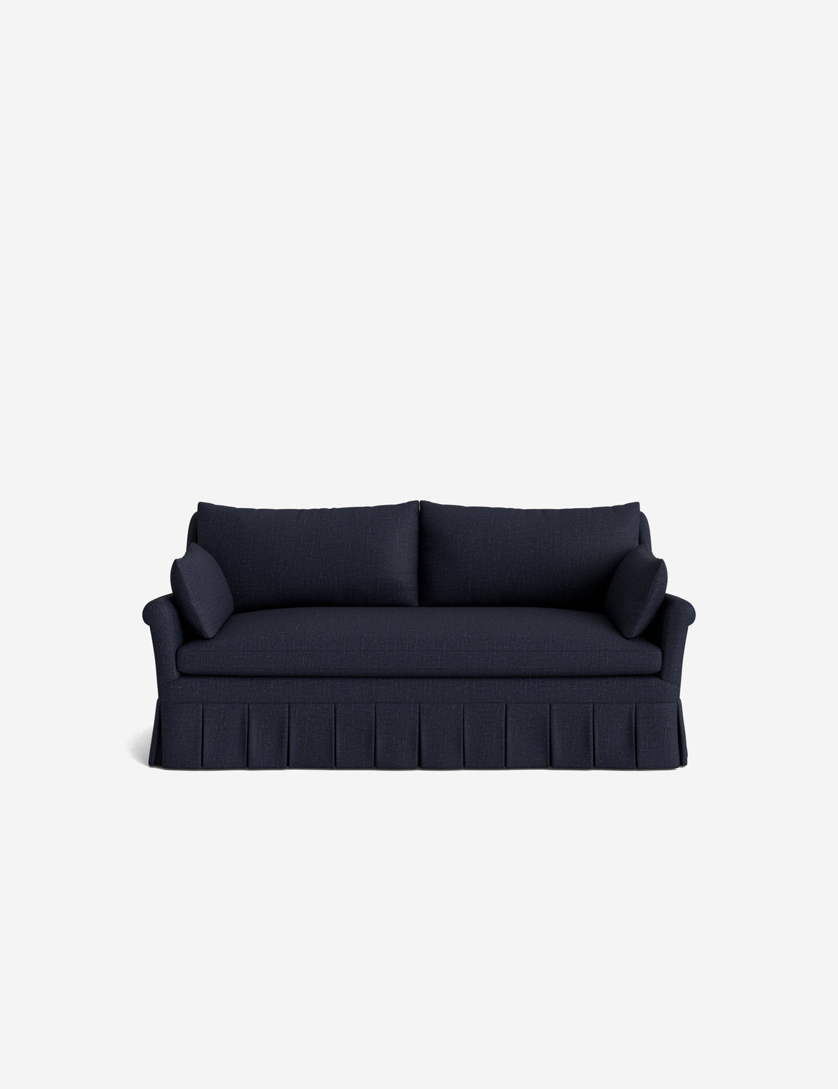 Portola Rolled Arm Pleated Sofa