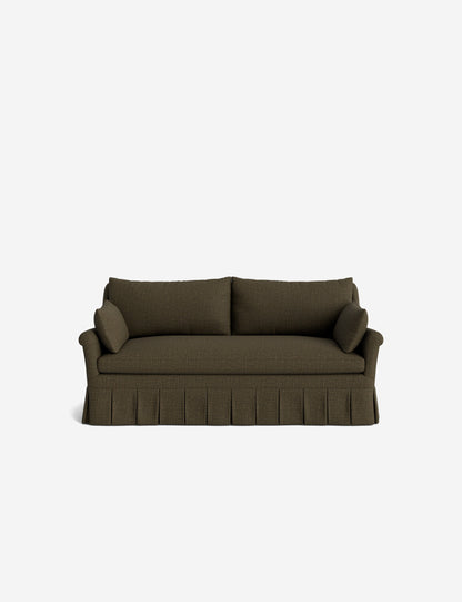 Portola Rolled Arm Pleated Sofa