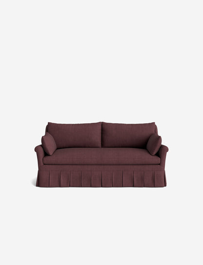 Portola Rolled Arm Pleated Sofa