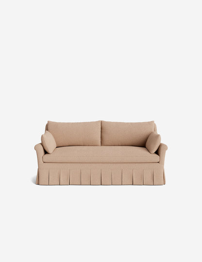 Portola Rolled Arm Pleated Sofa