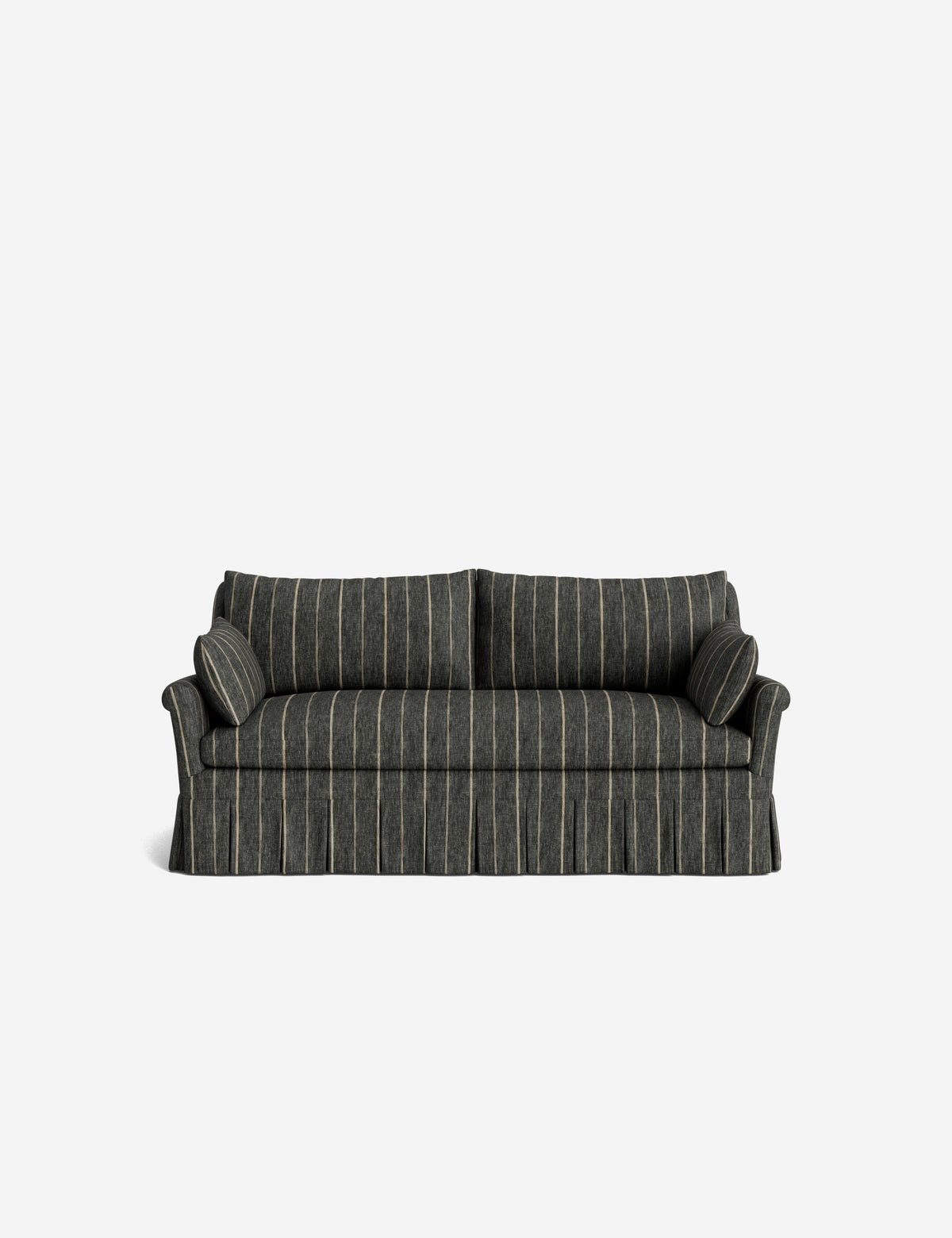 Portola Rolled Arm Pleated Sofa