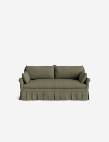 Portola Rolled Arm Pleated Sofa