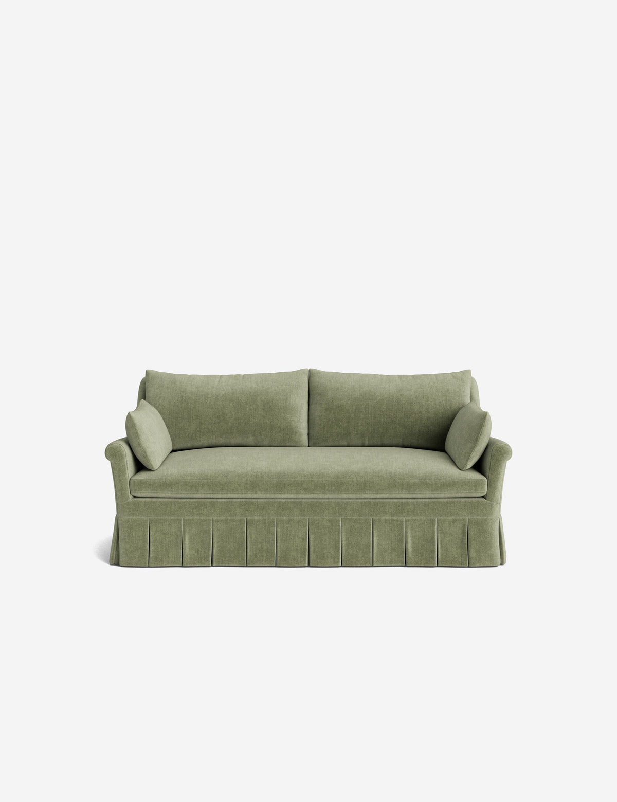 Portola Rolled Arm Pleated Sofa