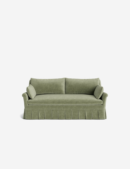 Portola Rolled Arm Pleated Sofa