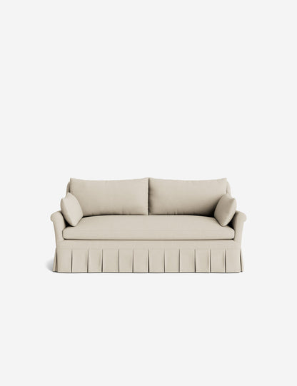 Portola Rolled Arm Pleated Sofa