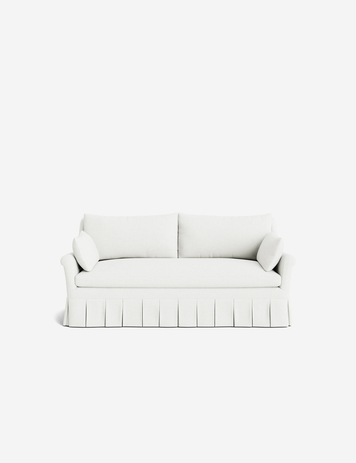 Portola Rolled Arm Pleated Sofa