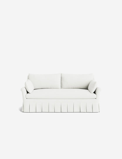 Portola Rolled Arm Pleated Sofa