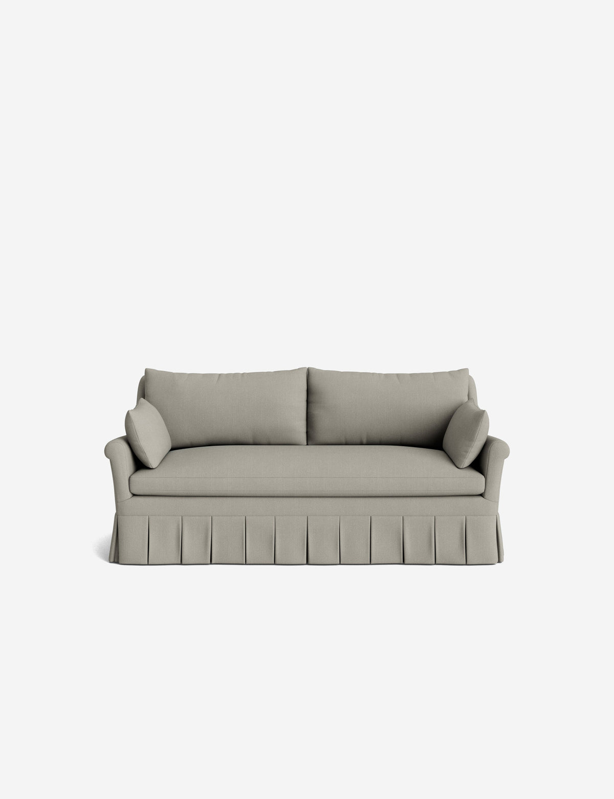 Portola Rolled Arm Pleated Sofa