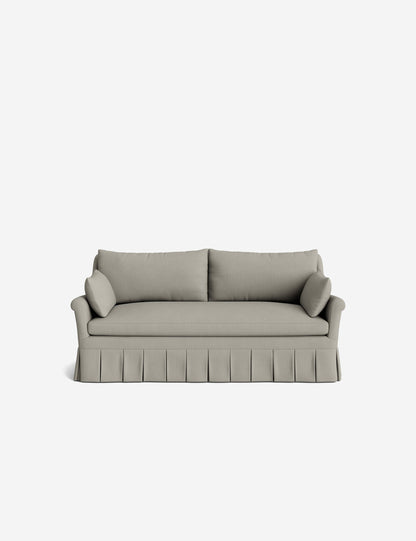 Portola Rolled Arm Pleated Sofa