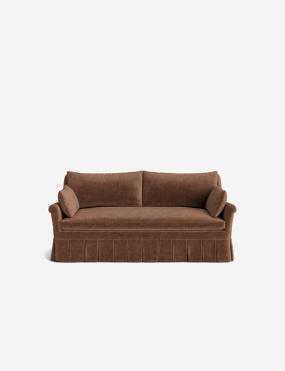 Portola Rolled Arm Pleated Sofa