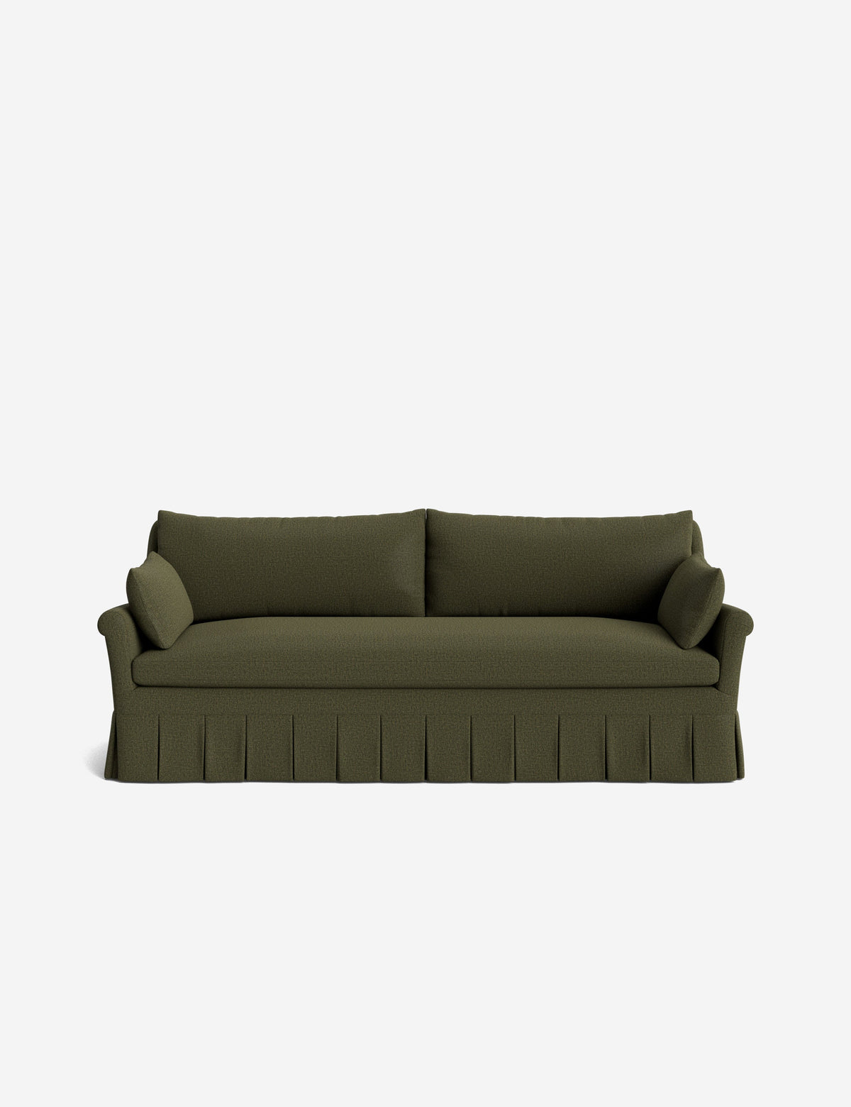 Portola Rolled Arm Pleated Sofa