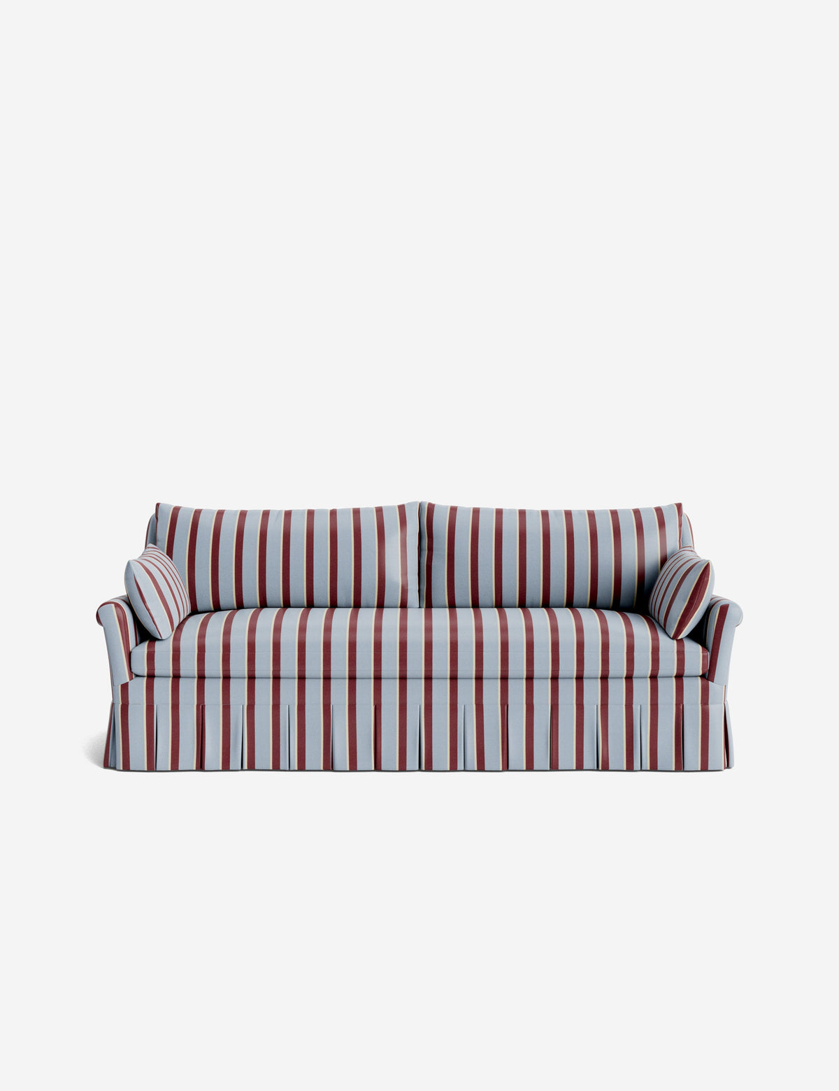 Portola Rolled Arm Pleated Sofa