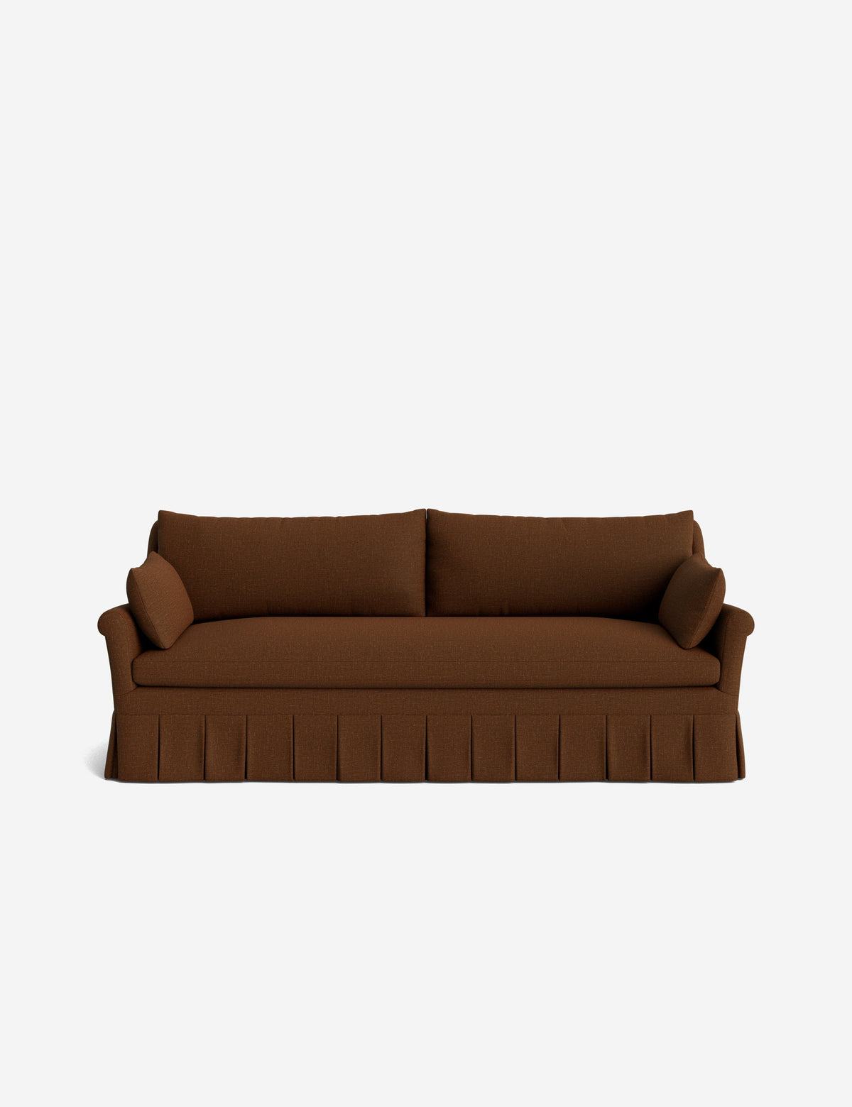 Portola Rolled Arm Pleated Sofa