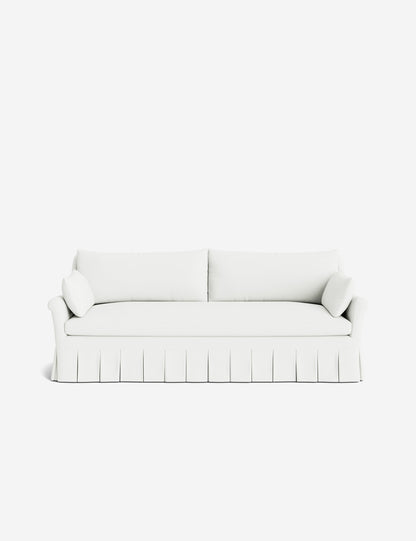 Portola Rolled Arm Pleated Sofa