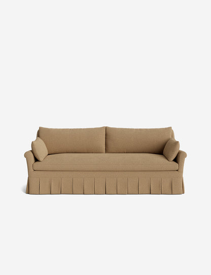 Portola Rolled Arm Pleated Sofa