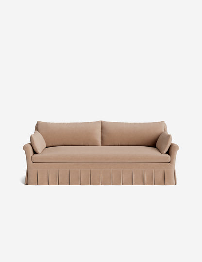 Portola Rolled Arm Pleated Sofa
