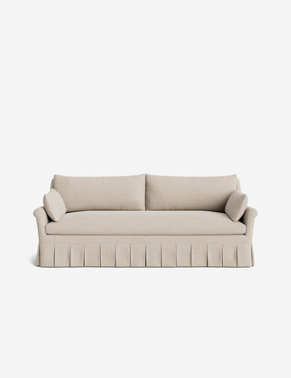 Portola Rolled Arm Pleated Sofa