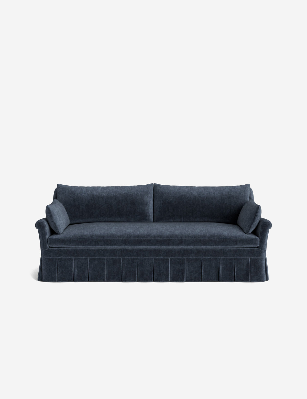 Portola Rolled Arm Pleated Sofa