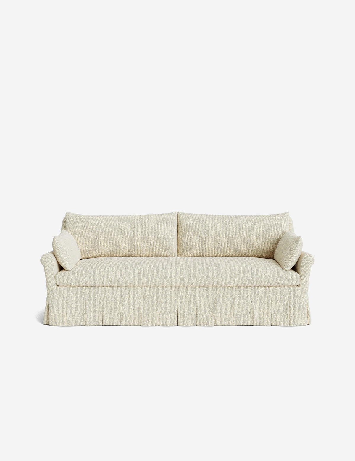 Portola Rolled Arm Pleated Sofa